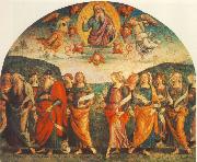 PERUGINO, Pietro The Almighty with Prophets and Sybils oil painting
